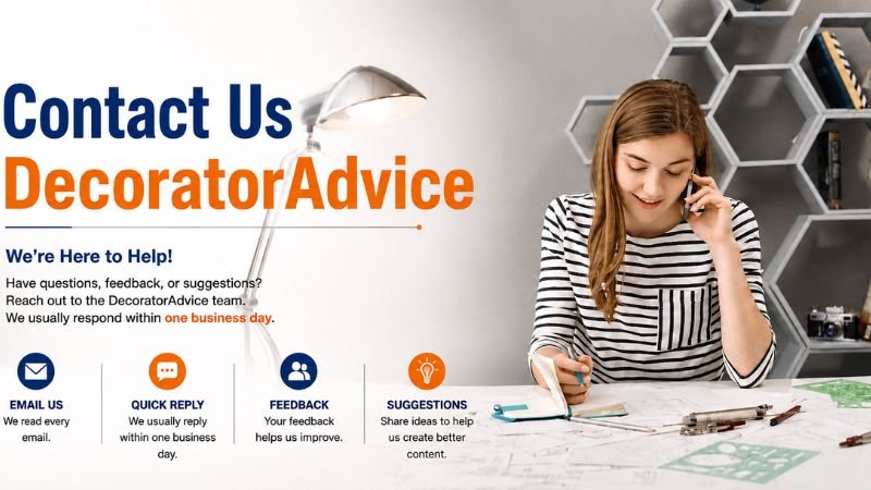 contact us decoratoradvice